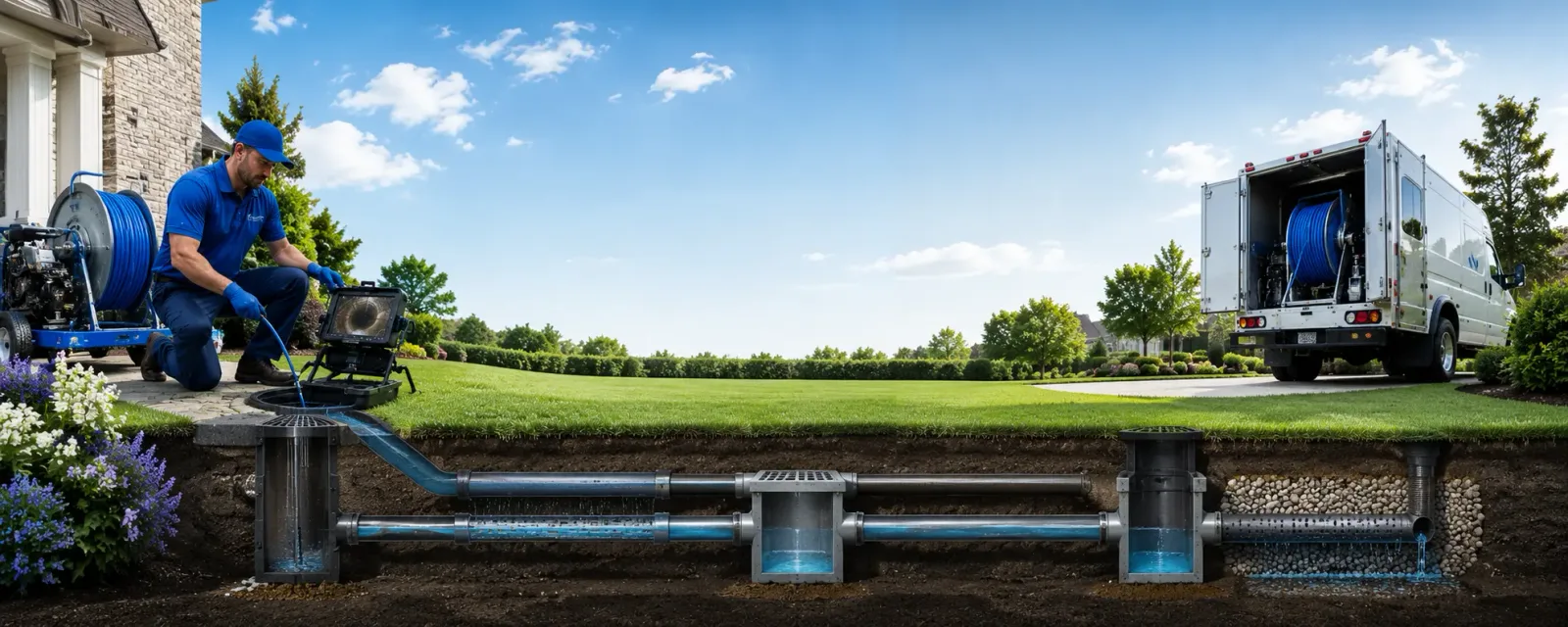 Outdoor drain cleaning information for Whitman, NE